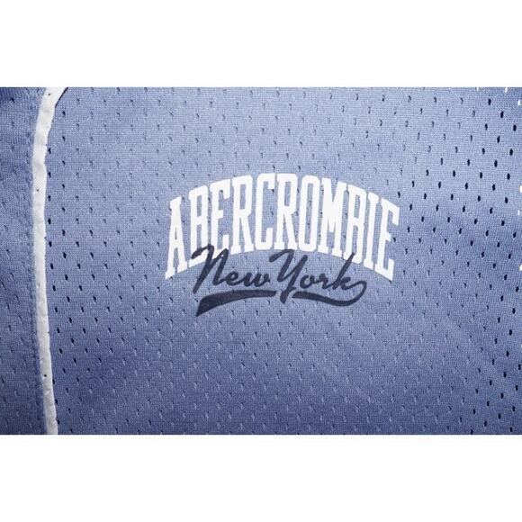 Abercrombie Kids Short Sleeve Mesh Baseball Jersey Button Up 7/8 - Picture 3 of 6